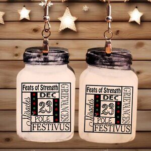 Earrings...Happy Festivus